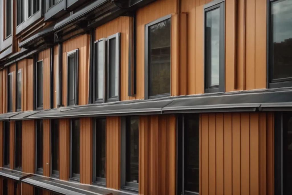 weather resistant commercial siding materials on Denver building exterior