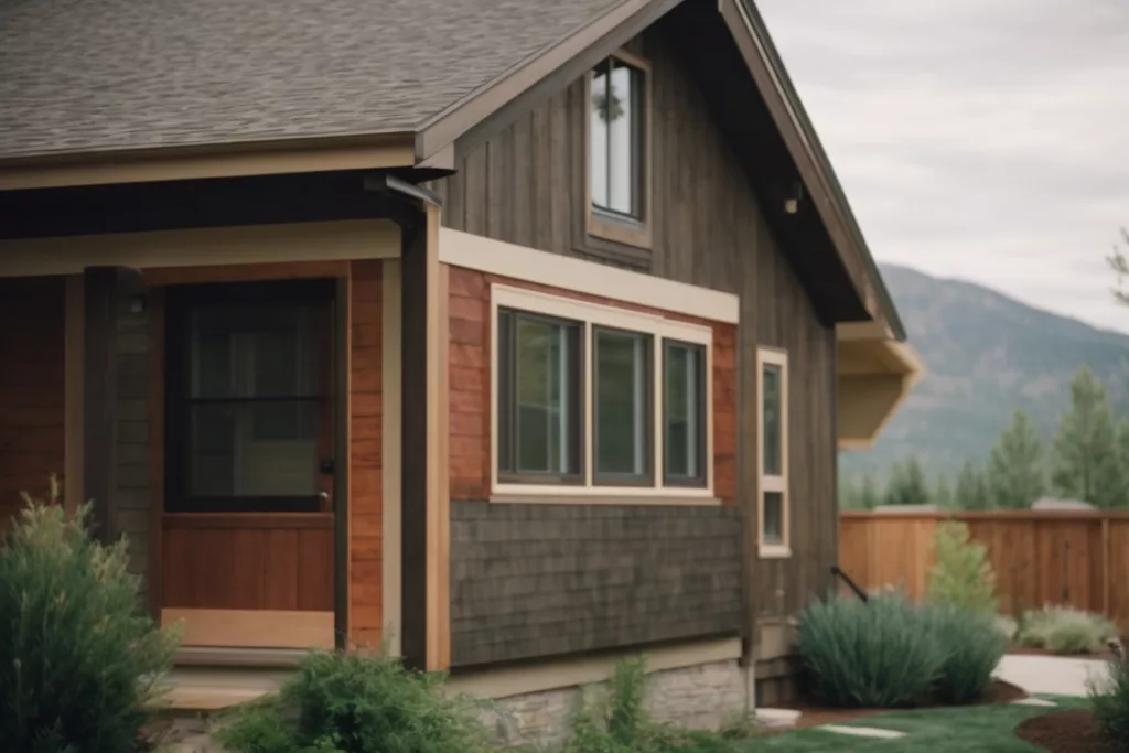 home exterior with durable siding against Colorado weather, highlighting texture and color options
