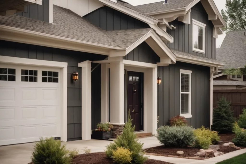Highlands Ranch home with durable vinyl siding against weather elements